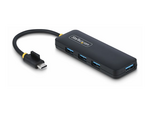 4-Port USB-C Hub, 5Gbps, USB-C to 4x USB-A, Bus Powered