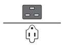 HPE - strömkabel - IEC 60320 C19 till NEMA 5-15