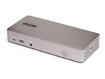 Triple-Monitor USB4 Docking Station, 4K 60Hz HDMI or DisplayPort, 100W Laptop Charging, 2.5GbE, USB-C Multi-Monitor Dock, Driverless