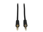 Tripp Lite Series 3.5mm Mini Stereo Audio Cable for Microphones, Speakers and Headphones (M/M), 6 ft. (1.83 m)