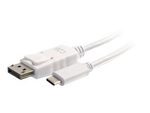 2.7m (9ft) USB C to DisplayPort Adapter Cable White