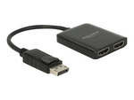 DisplayPort 1.4 Splitter 1 x DisplayPort to 2 x HDMI MST