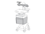 StyleView Telepresence Dual Monitor, Powered monteringssats
