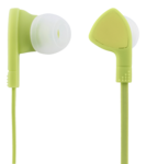 E110 In-ear earbuds, 1-button remote, 3.5mm, mic, lime gre