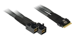 Sff-8654 to 2x sff-8643 adapter cable 0.75m