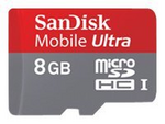 Minneskort Mobile Ultra MicroSDHC 8GB