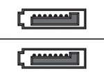 SATA-kabel - 16.5 cm