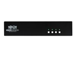 Tripp Lite Secure KVM Switch, 4-Port, Dual Head, DisplayPort to DisplayPort, 4K, NIAP PP4.0, Audio, TAA