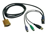 Tripp Lite Series 6ft USB / PS2 Cable Kit for KVM Switches B020-U08 / U16 & B022-U16 6'